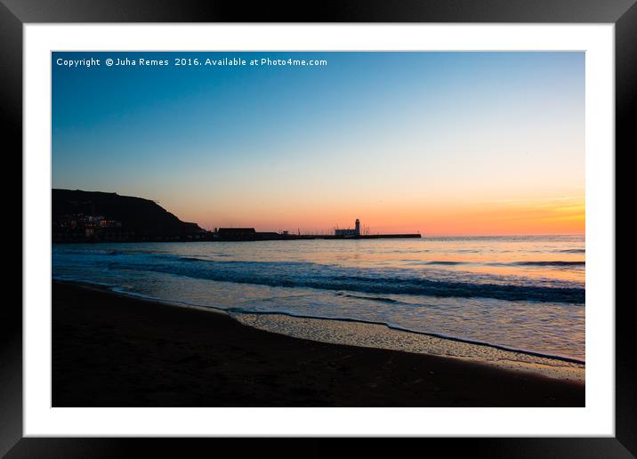 Scarborough Lighthouse Framed Mounted Print by Juha Remes