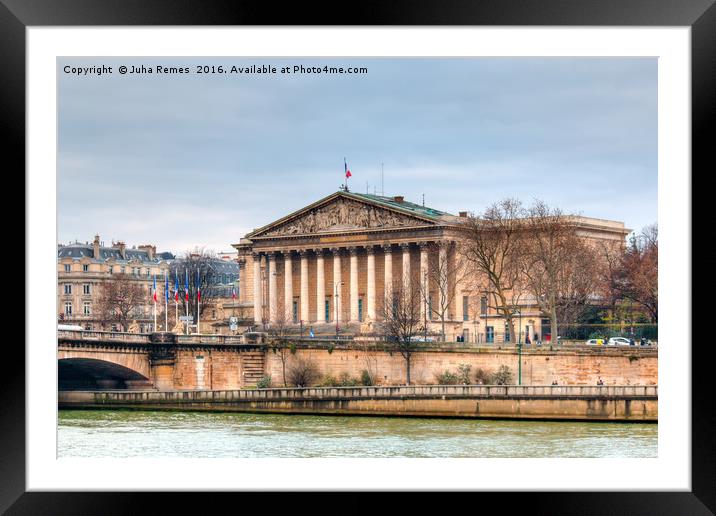 Assemblée nationale Framed Mounted Print by Juha Remes