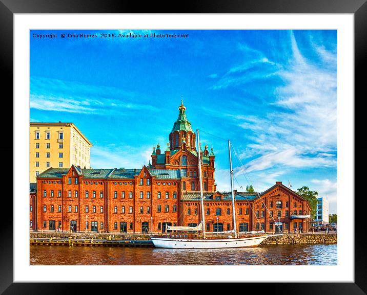 Uspenski Cathedral Framed Mounted Print by Juha Remes