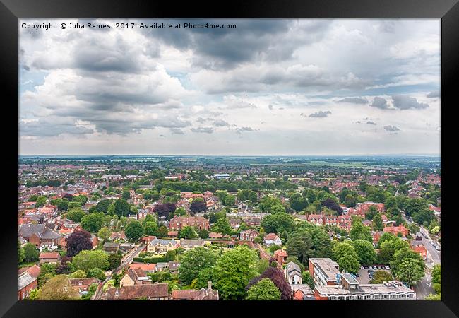 Lincoln Cityscape Framed Print by Juha Remes