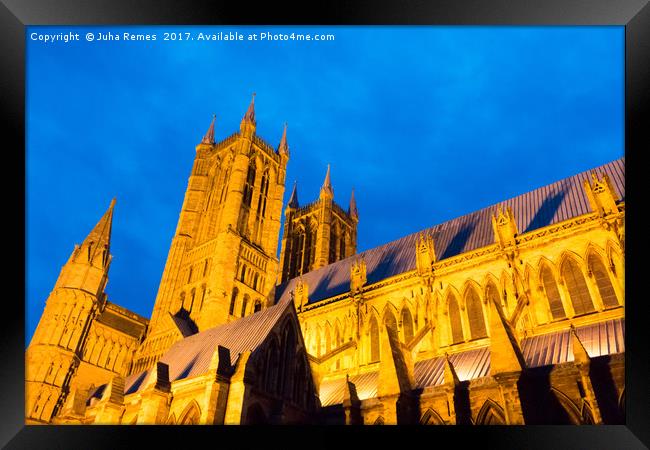 Lincoln Cathedral Framed Print by Juha Remes