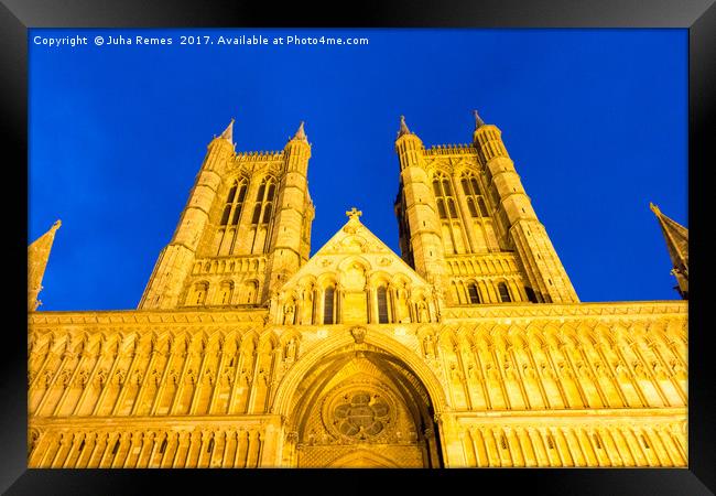 Lincoln Cathedral Framed Print by Juha Remes