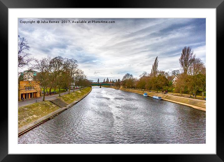 River Ouse Framed Mounted Print by Juha Remes