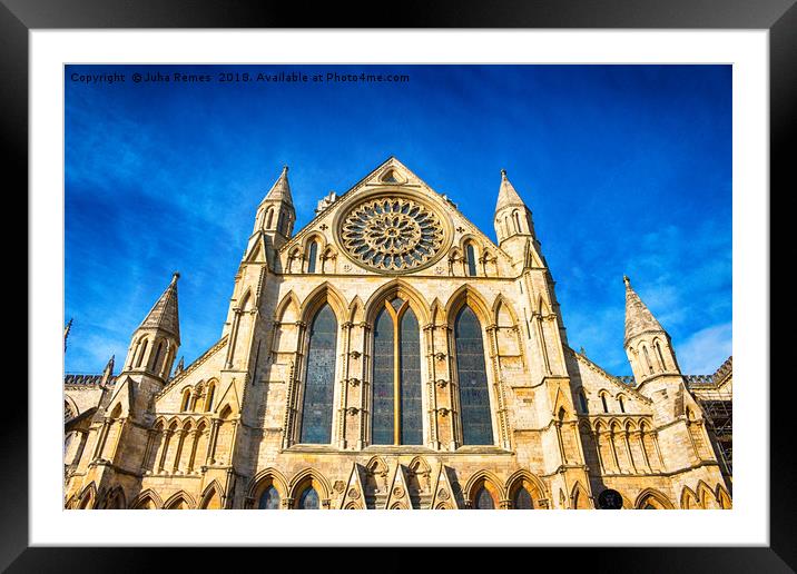 York Minster Framed Mounted Print by Juha Remes