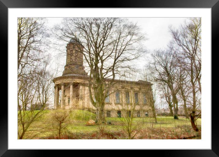 Saltaire United Reformed Church Framed Mounted Print by Juha Remes
