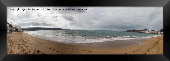 Las Palmas Beach Framed Print by Juha Remes