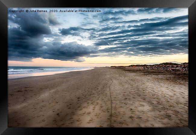 Playa del Ingles Beach Framed Print by Juha Remes