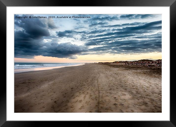 Playa del Ingles Beach Framed Mounted Print by Juha Remes