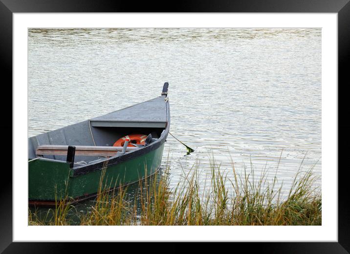 Old Wooden Boat I Cape Cod Framed Mounted Print by Marianne Campolongo