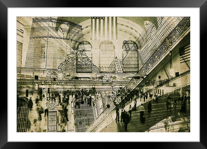 Grand Central Terminal Framed Mounted Print by olga hutsul