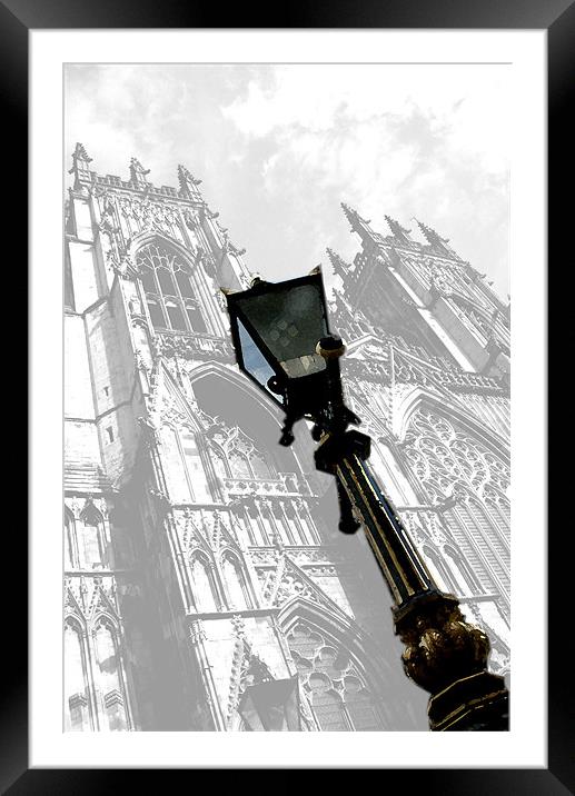 York Minster Framed Mounted Print by john joyce
