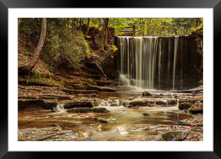 The Enchanting Plas Power Weir Framed Mounted Print by Wendy Williams CPAGB
