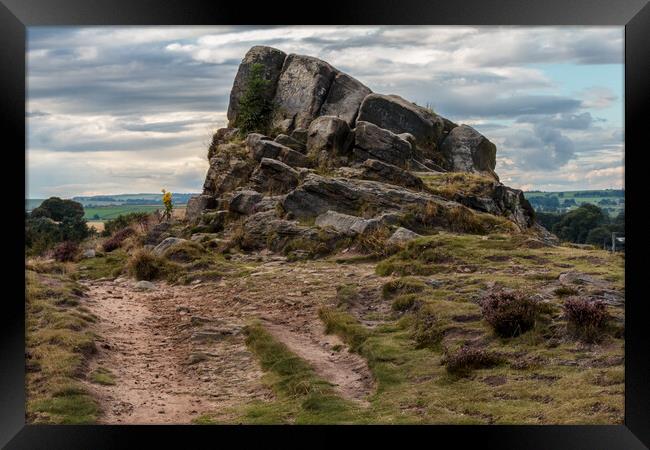 Ashover Rock Framed Print by Wendy Williams CPAGB