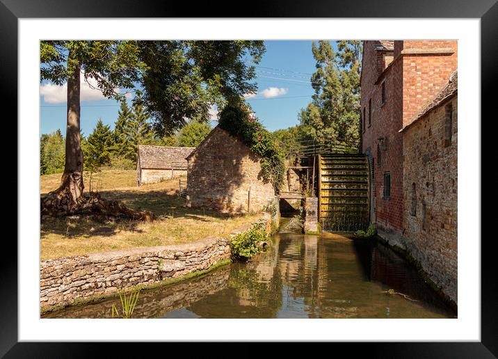 The Old Mill, Lower Slaughter Framed Mounted Print by Wendy Williams CPAGB