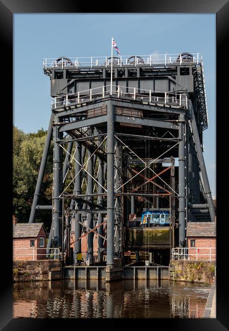 Anderton Boat Lift Framed Print by Wendy Williams CPAGB