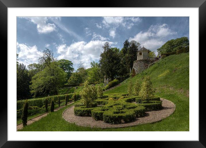 Garden, Belvoir Castle Framed Mounted Print by Wendy Williams CPAGB