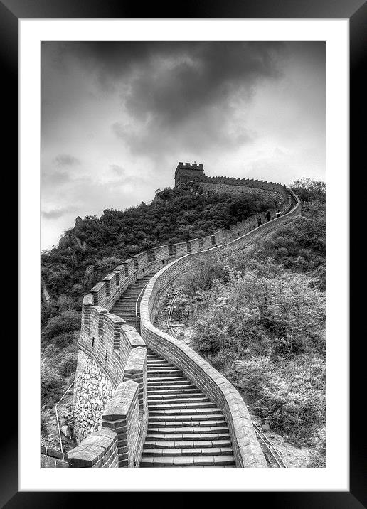 Great Wall of China Framed Mounted Print by Wendy Williams CPAGB