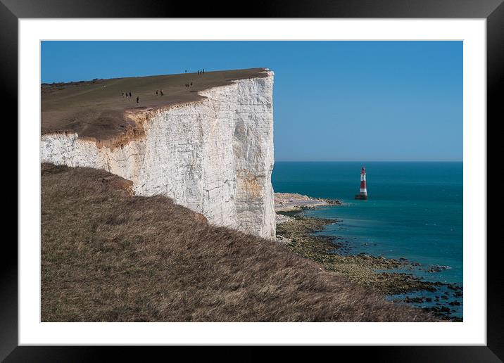 Beachy Head Lighthouse Framed Mounted Print by Wendy Williams CPAGB