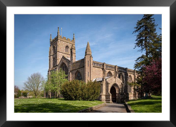Priory Church Leominster Framed Mounted Print by Wendy Williams CPAGB