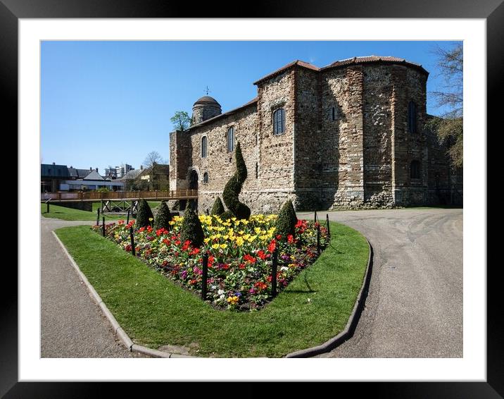 Colchester Castle Framed Mounted Print by Wendy Williams CPAGB