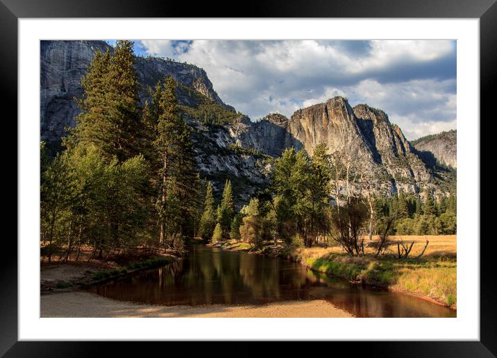 Swinging Bridge View Framed Mounted Print by Wendy Williams CPAGB