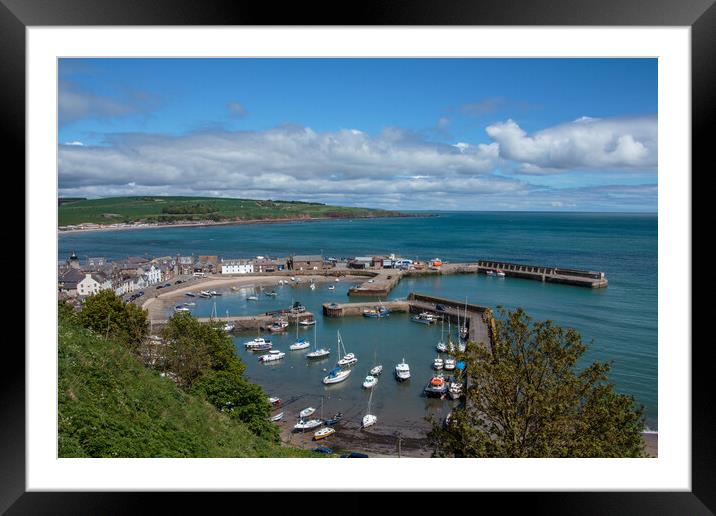 Stonehaven Harbour  Framed Mounted Print by Wendy Williams CPAGB