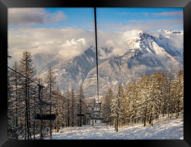 On the Way Down Framed Print by Wendy Williams CPAGB