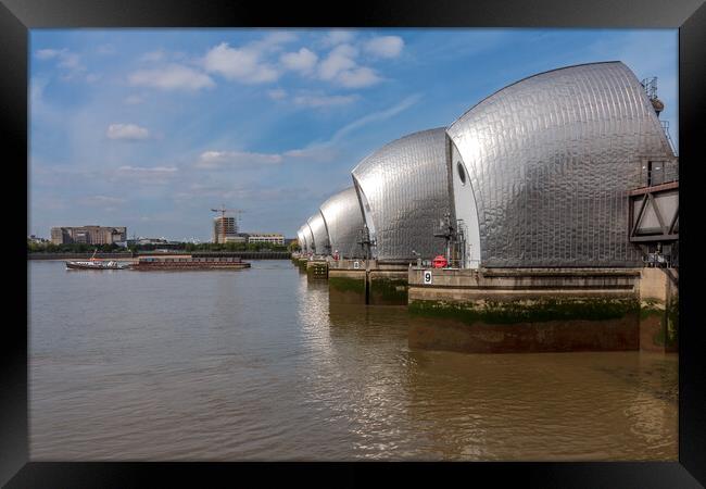 The Thames Barrier, London Framed Print by Wendy Williams CPAGB