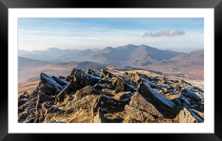 Frost on Moel Siabod Framed Mounted Print by Wendy Williams CPAGB