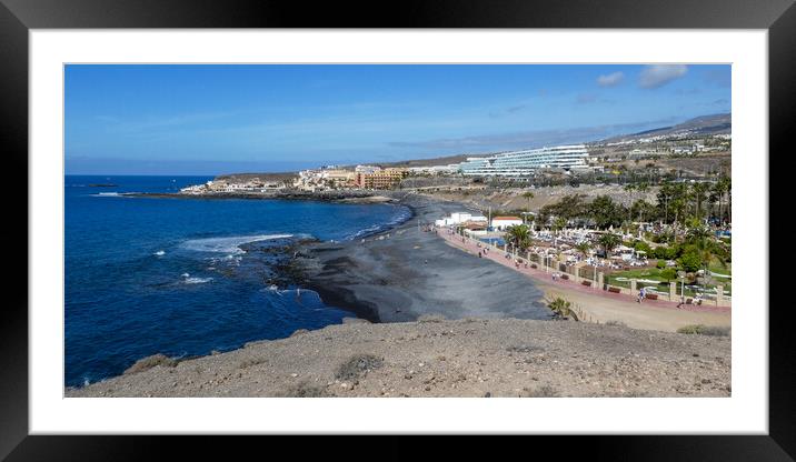 Majestic Volcanic Beach Framed Mounted Print by Wendy Williams CPAGB