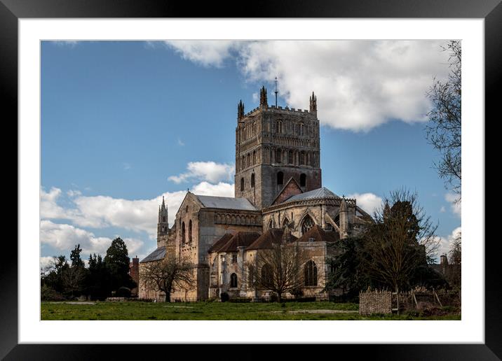 Tewkesbury Abbey Framed Mounted Print by Wendy Williams CPAGB