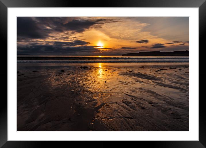 Breathtaking Golden Sunset Framed Mounted Print by Wendy Williams CPAGB