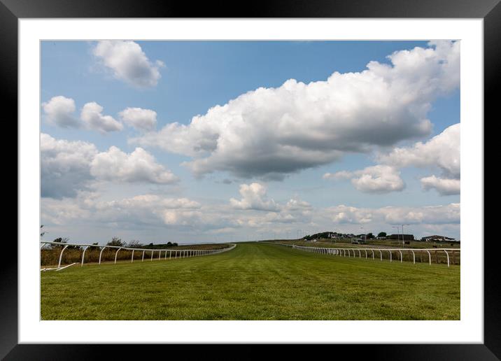 Brighton Racecourse Framed Mounted Print by Wendy Williams CPAGB