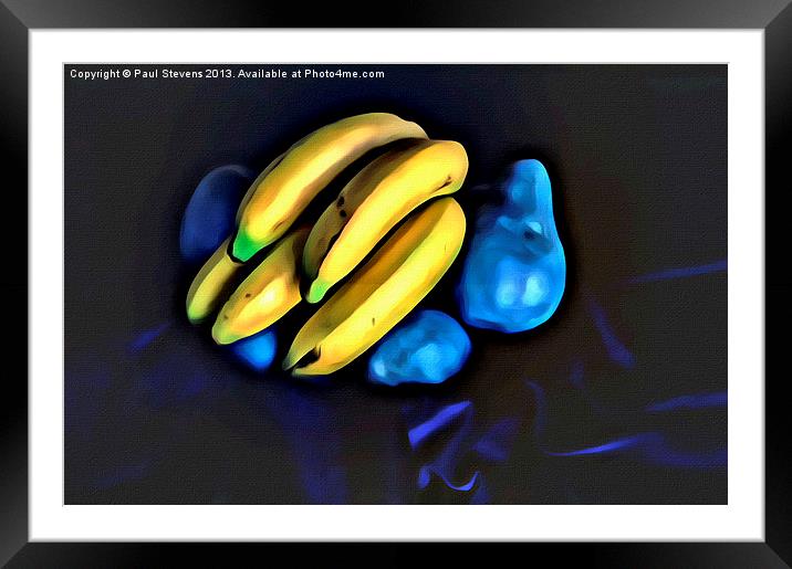 Bananas Framed Mounted Print by Paul Stevens