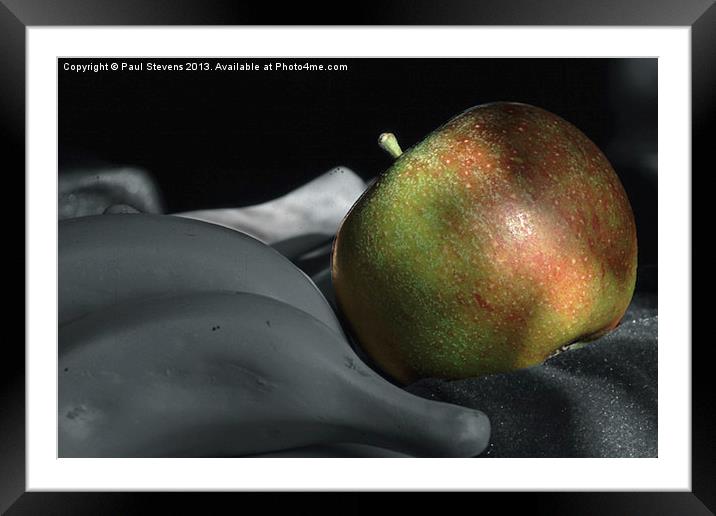 Apple Framed Mounted Print by Paul Stevens