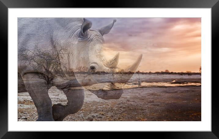Every Animal Needs Protection and a Habitat Framed Mounted Print by Belinda Greb