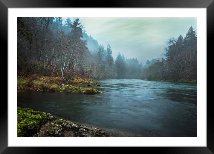  I Wish I had a River Framed Mounted Print by Belinda Greb