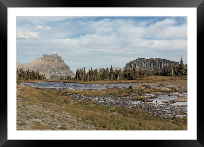 Mt Reynolds and Heavy Runner from Logan Pass Framed Mounted Print by Belinda Greb