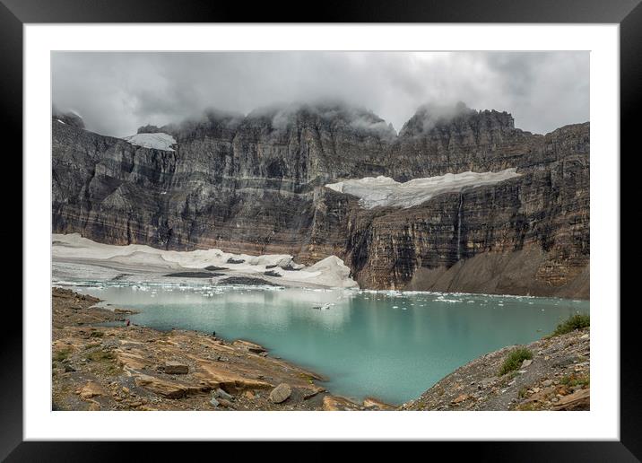 Grinnell and Salamander Glaciers, Soon Things of t Framed Mounted Print by Belinda Greb