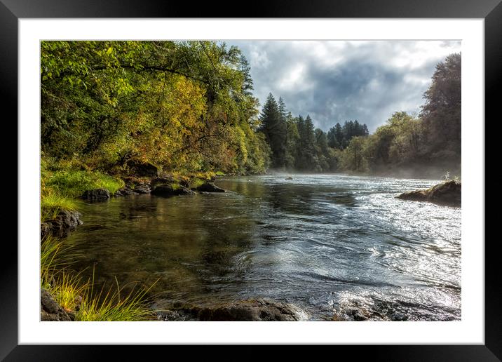 Vying for the Day Framed Mounted Print by Belinda Greb