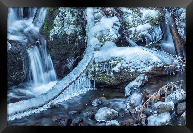 Ice and Water, No. 4 Framed Print by Belinda Greb