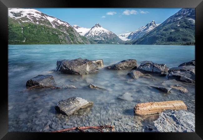 Portage Lake, No. 4 Framed Print by Belinda Greb