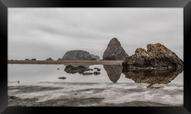 Whaleshead Beach Framed Print by Belinda Greb