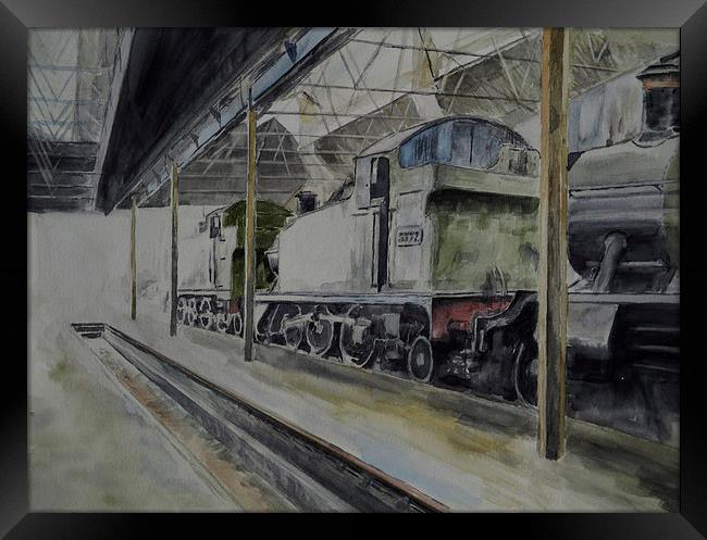 Didcot Tank Engines Framed Print by Martin Howard