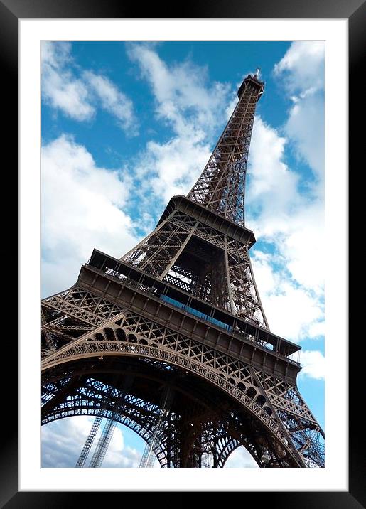 Eiffel Tower, Paris Framed Mounted Print by Richard Cruttwell
