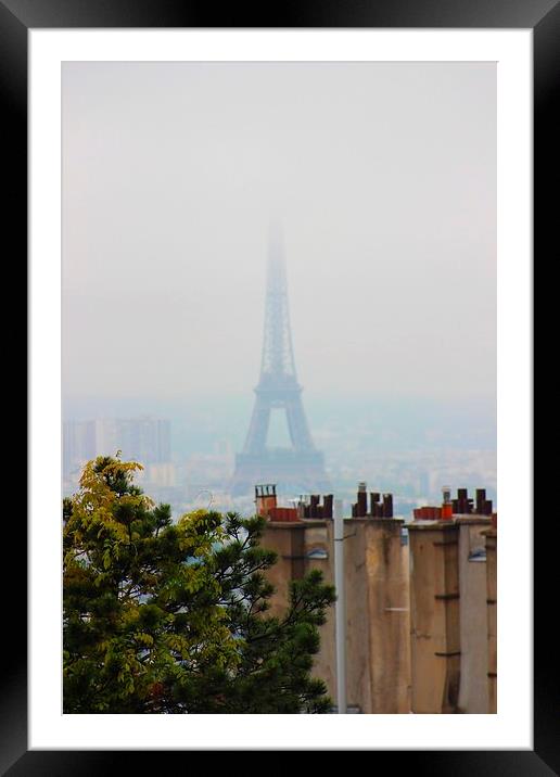 View from Montmartre Framed Mounted Print by Richard Cruttwell