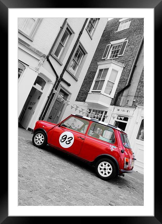 Classic Mini Framed Mounted Print by Richard Cruttwell