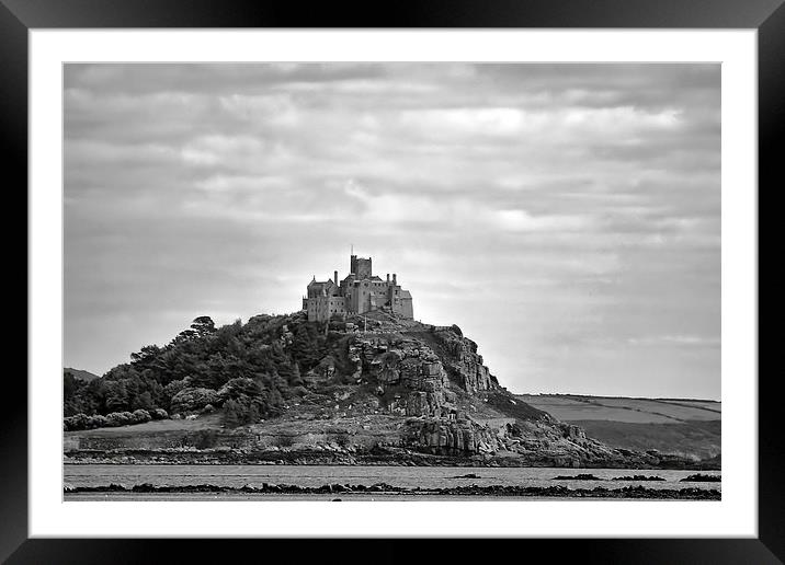 St Michaels Mount Framed Mounted Print by Richard Cruttwell