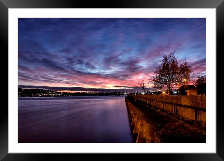 River Medway at Strood Framed Mounted Print by Richard Cruttwell