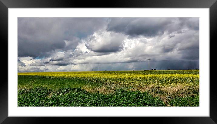 Stormy Sky Framed Mounted Print by Richard Cruttwell